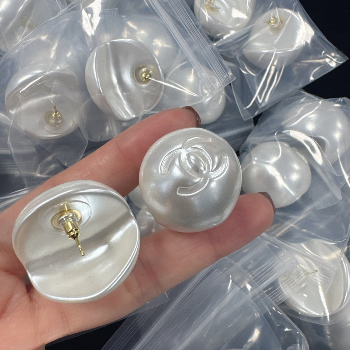 Chanel style earrings - product photo 2