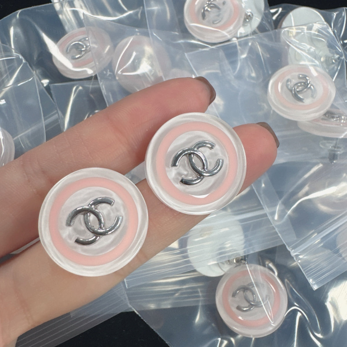 Chanel style earrings - product photo 2