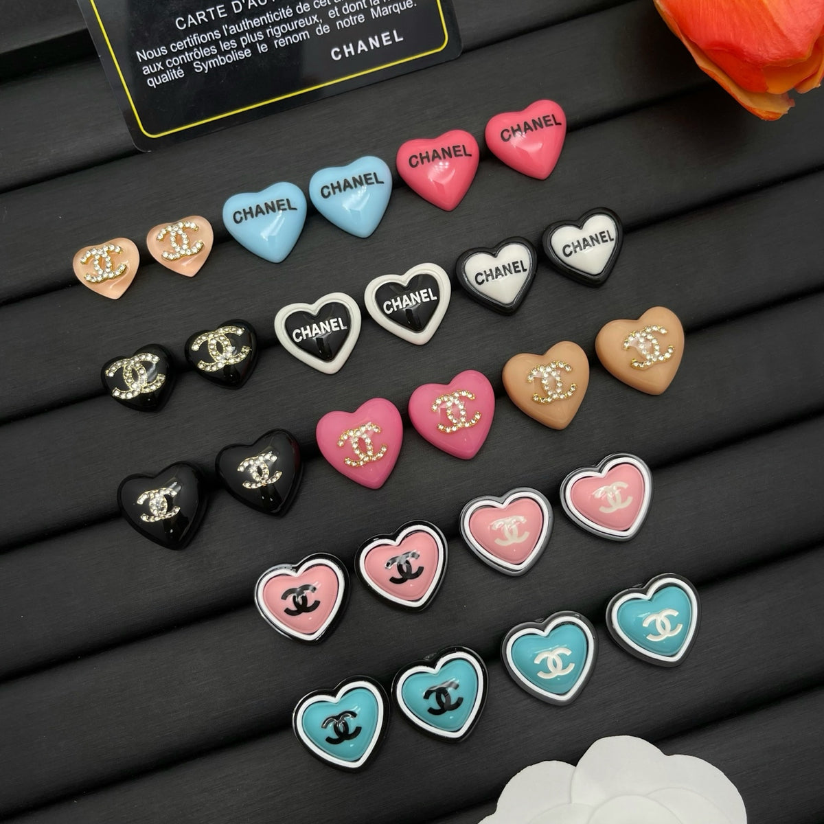 Chanel style earrings - product photo 8