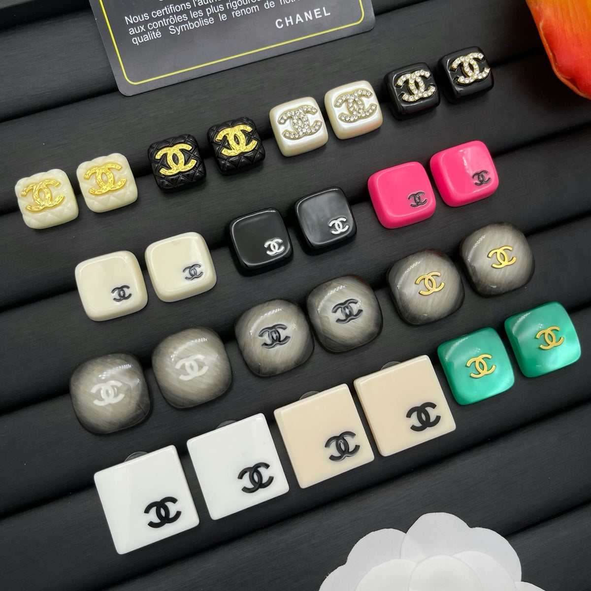 Chanel style earrings - product photo 8
