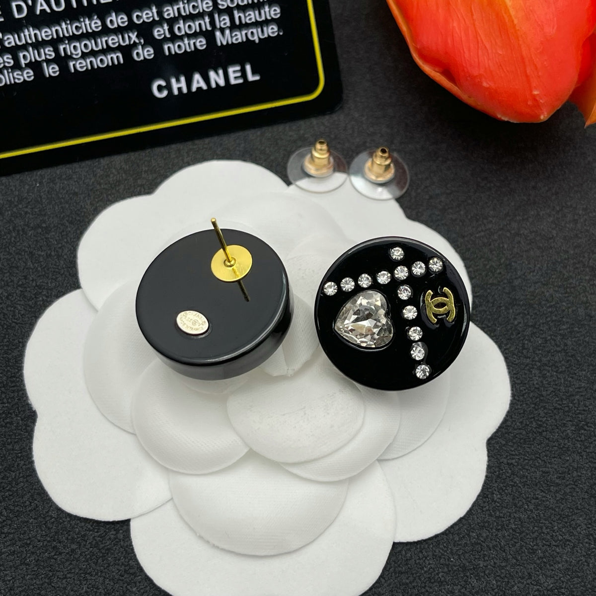 Chanel style earrings - product photo 5