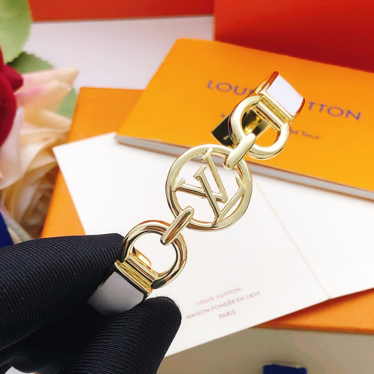 Louis Vuitton White Bangle - image 4