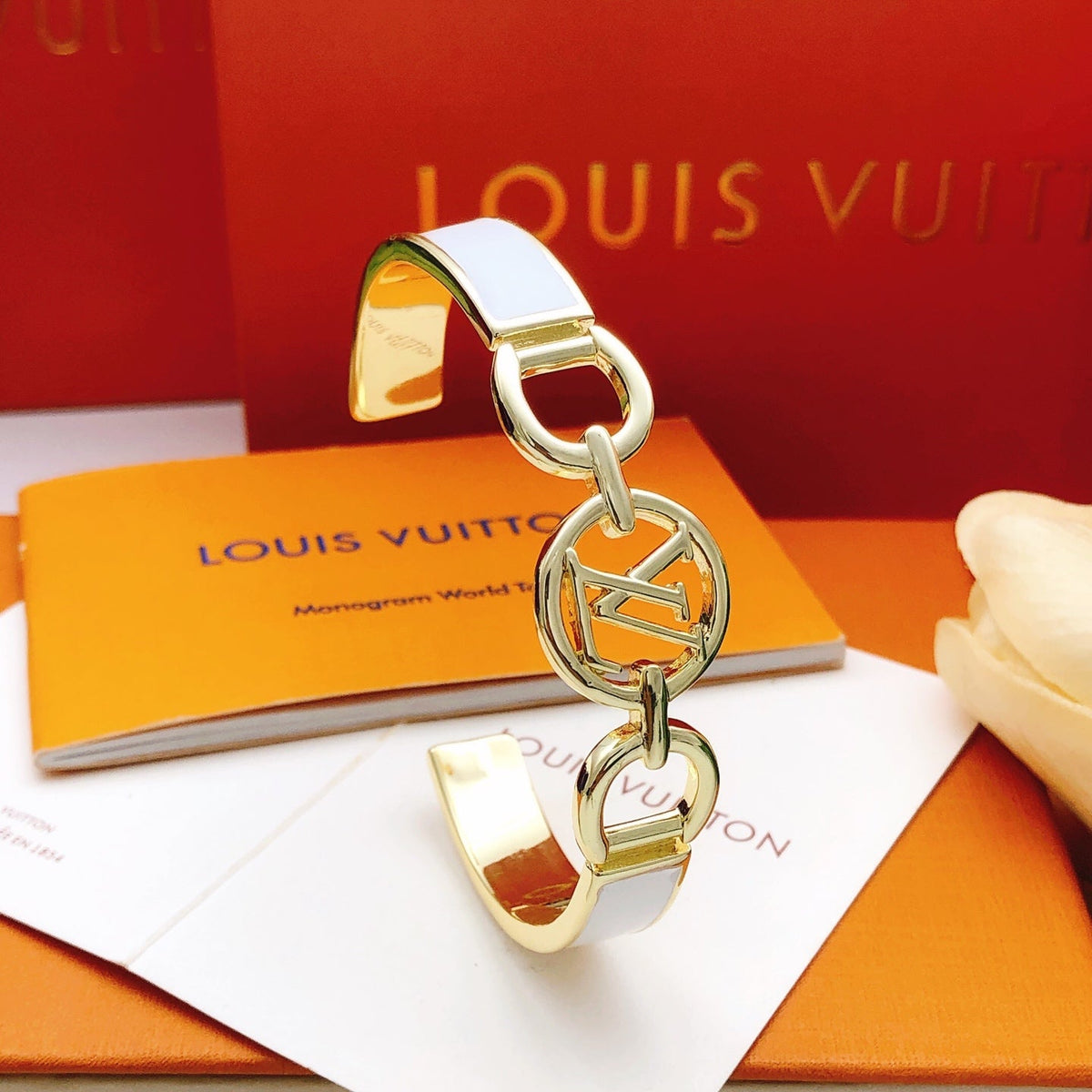 Louis Vuitton White Bangle - image 1
