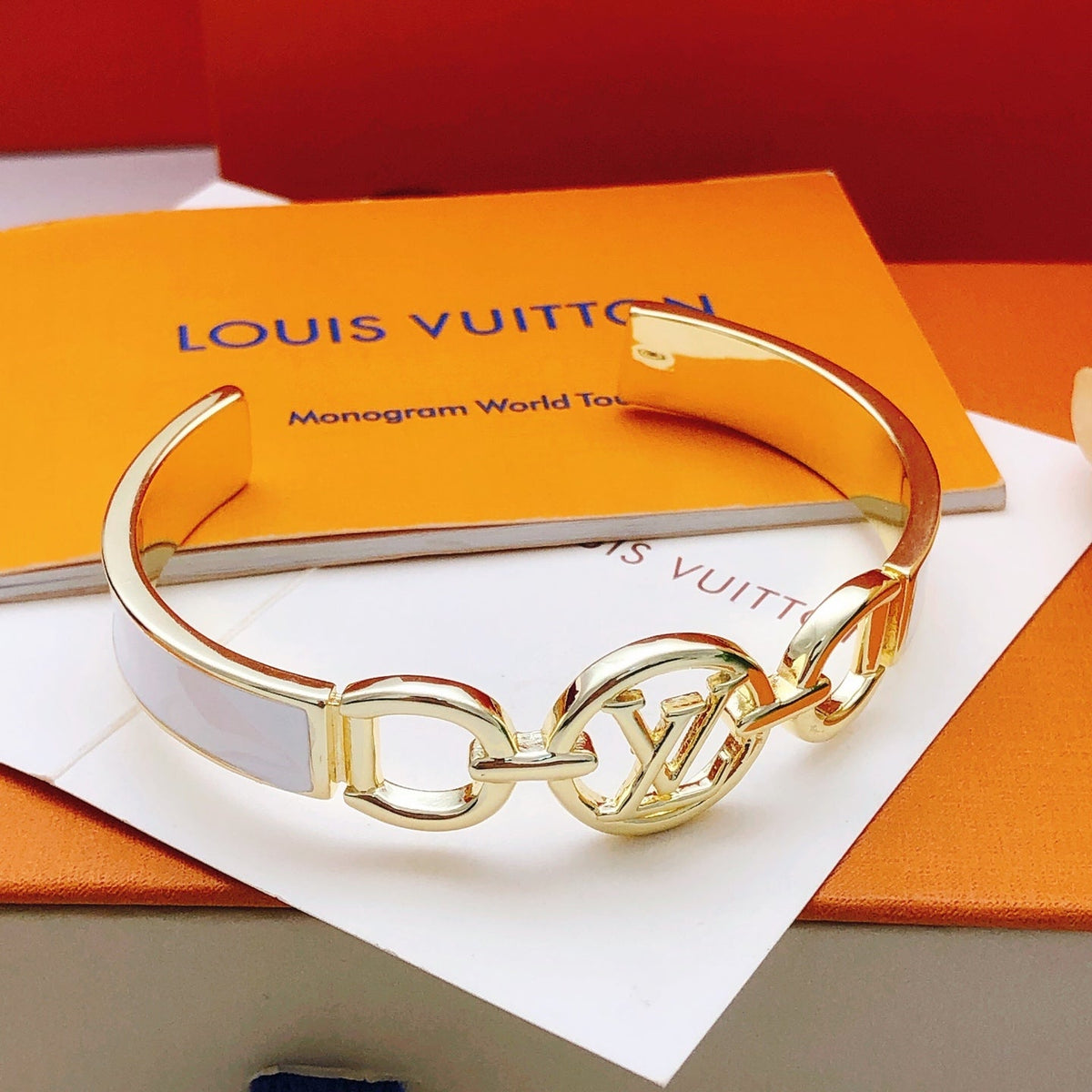 Louis Vuitton White Bangle - image 3