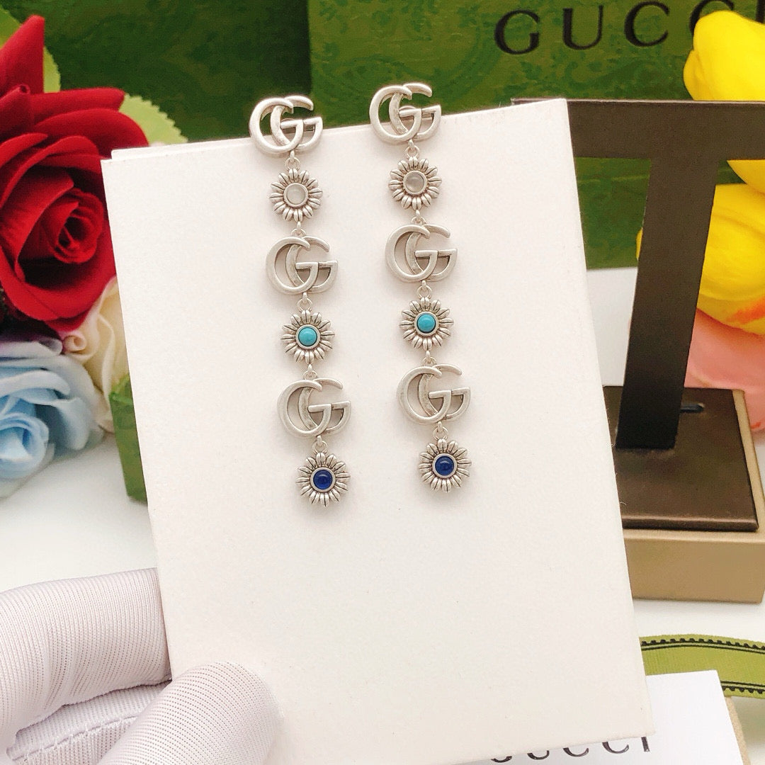 Gucci Floral Stud Earrings – Style 03 - image 3