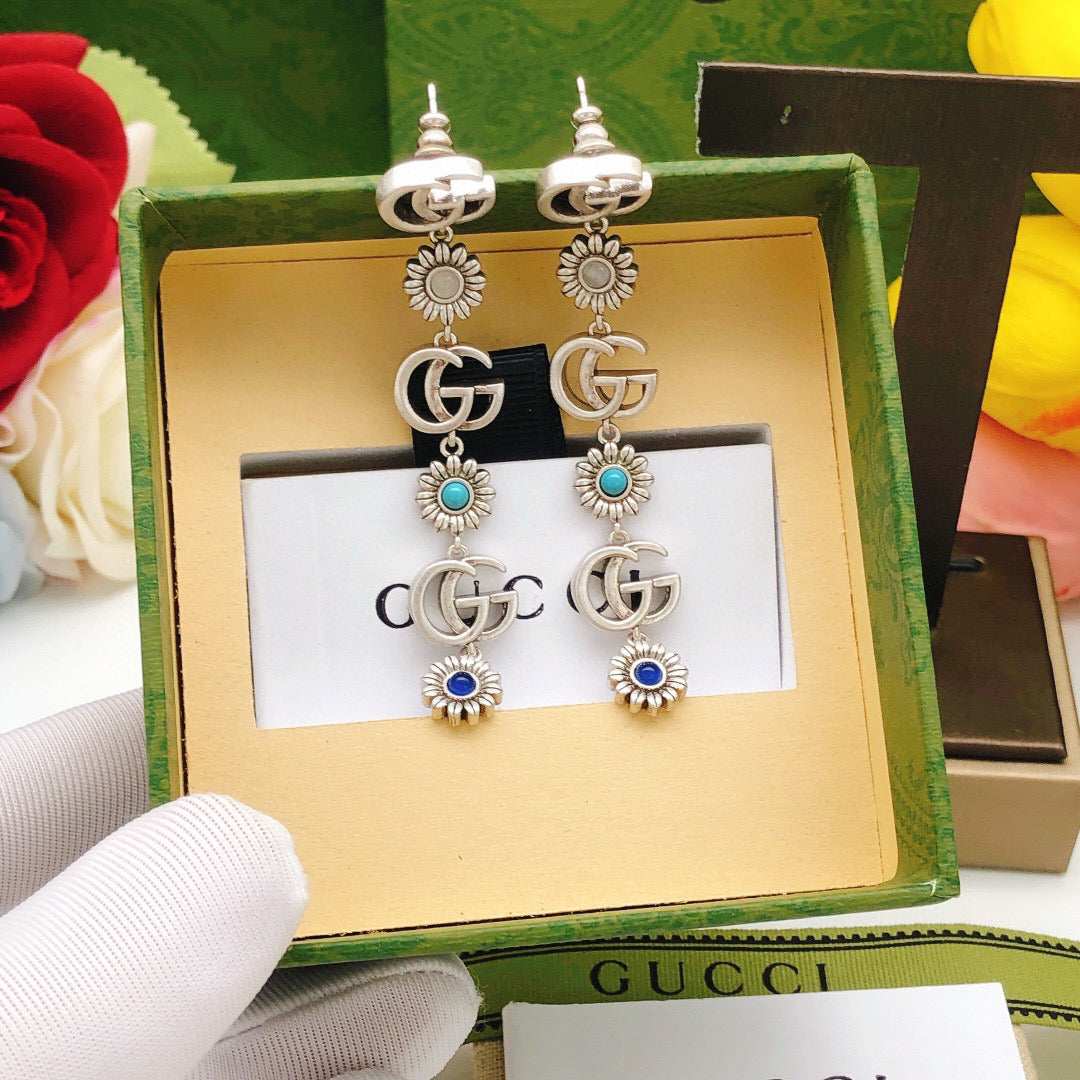 Gucci Floral Stud Earrings – Style 03 - image 6