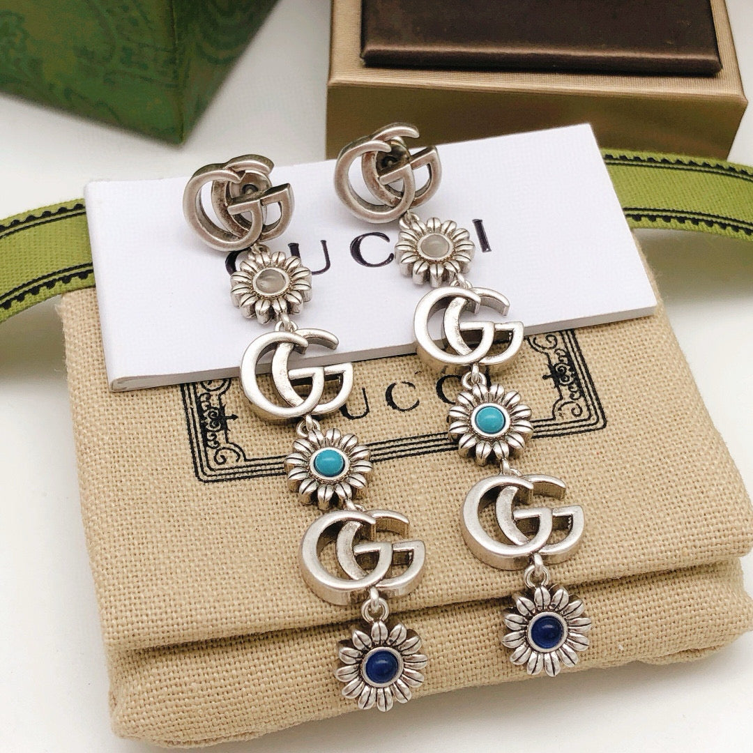 Gucci Floral Stud Earrings – Style 03 - image 7