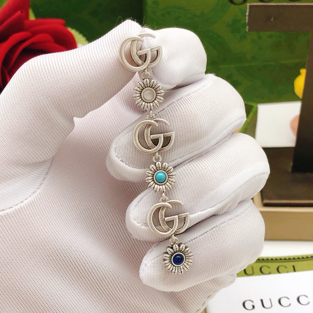 Gucci Floral Stud Earrings – Style 03 - image 2