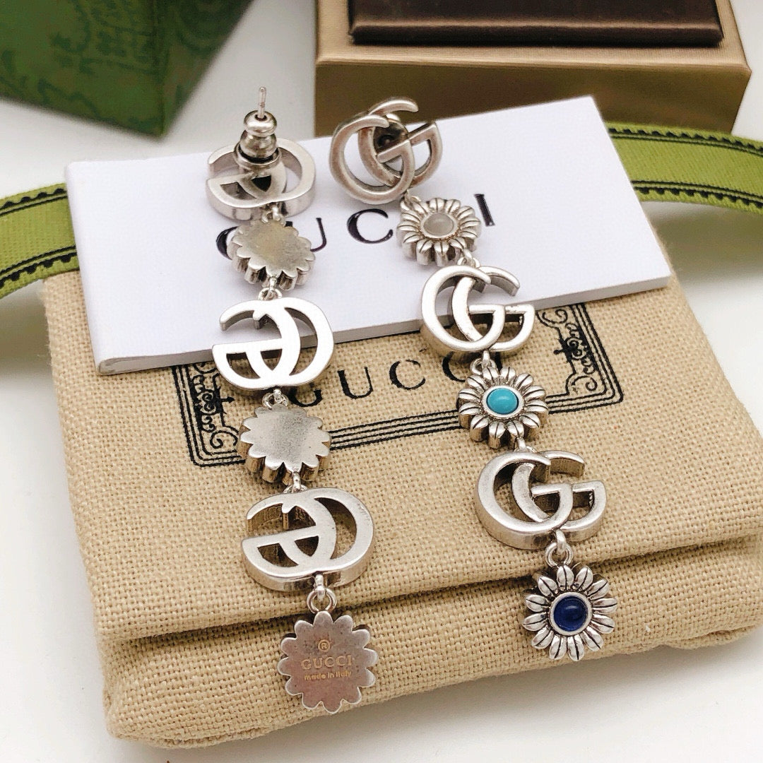 Gucci Floral Stud Earrings – Style 03 - image 8