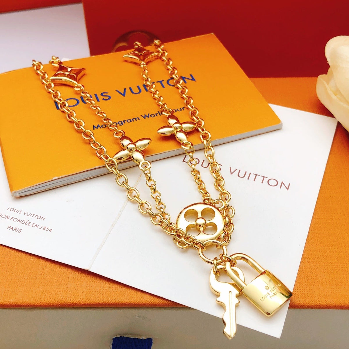 Louis Vuitton Double-Layer Necklace – Style 02 - image 2