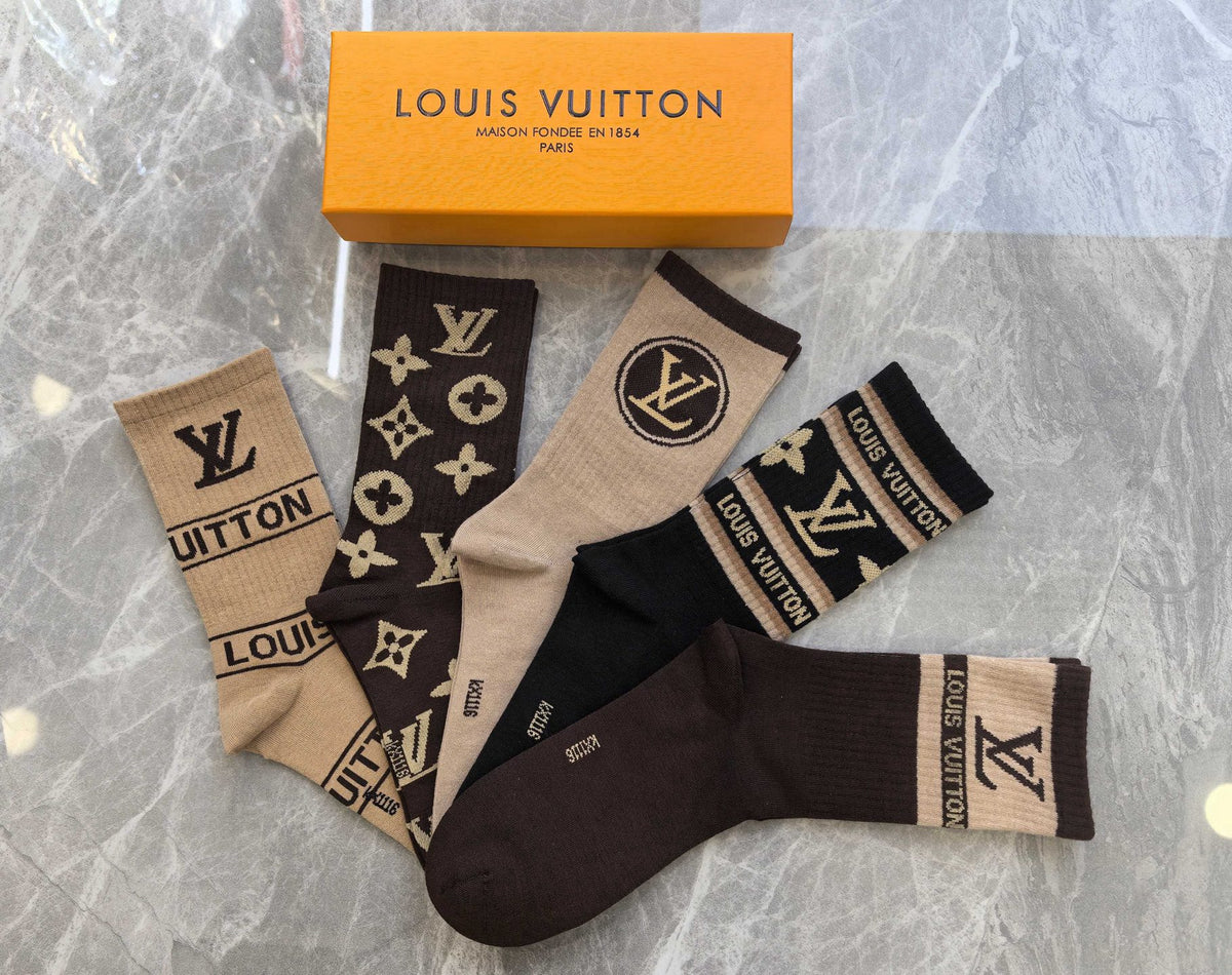 Louis Vuitton Boxed Brown Black Large Monograms Boxer Briefs, image 3