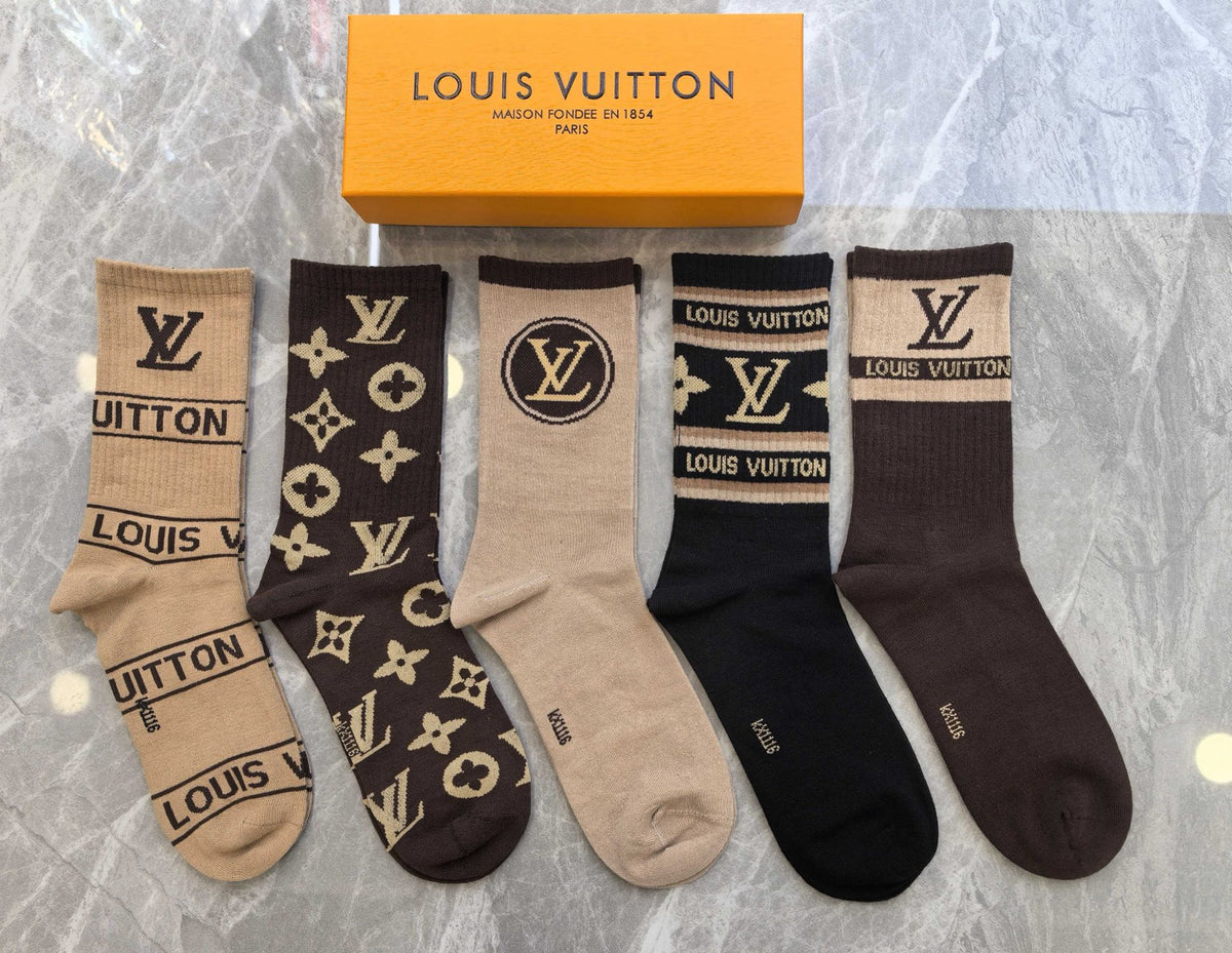 Louis Vuitton Boxed Brown Black Large Monograms Boxer Briefs, image 5