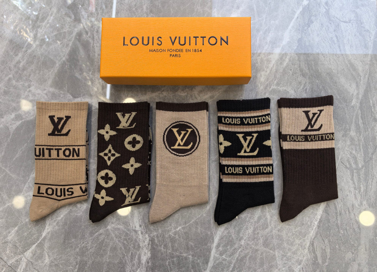 Louis Vuitton Boxed Brown Black Large Monograms Boxer Briefs, image 6