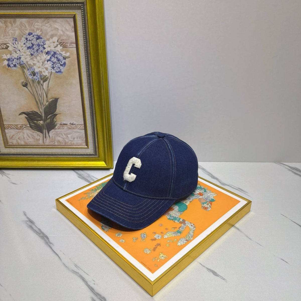 Celine Denim Baseball Cap - image 2