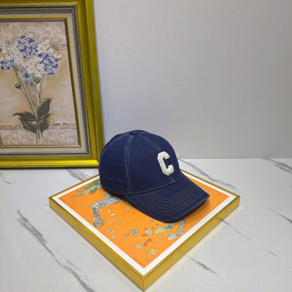 Celine Denim Baseball Cap - image 3