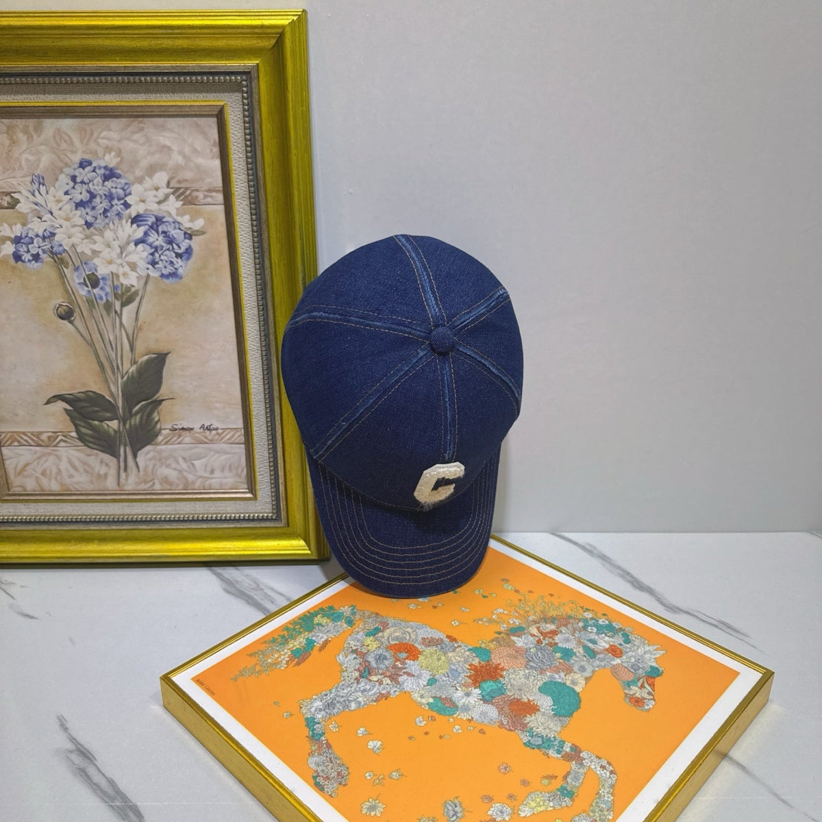 Celine Denim Baseball Cap - image 4