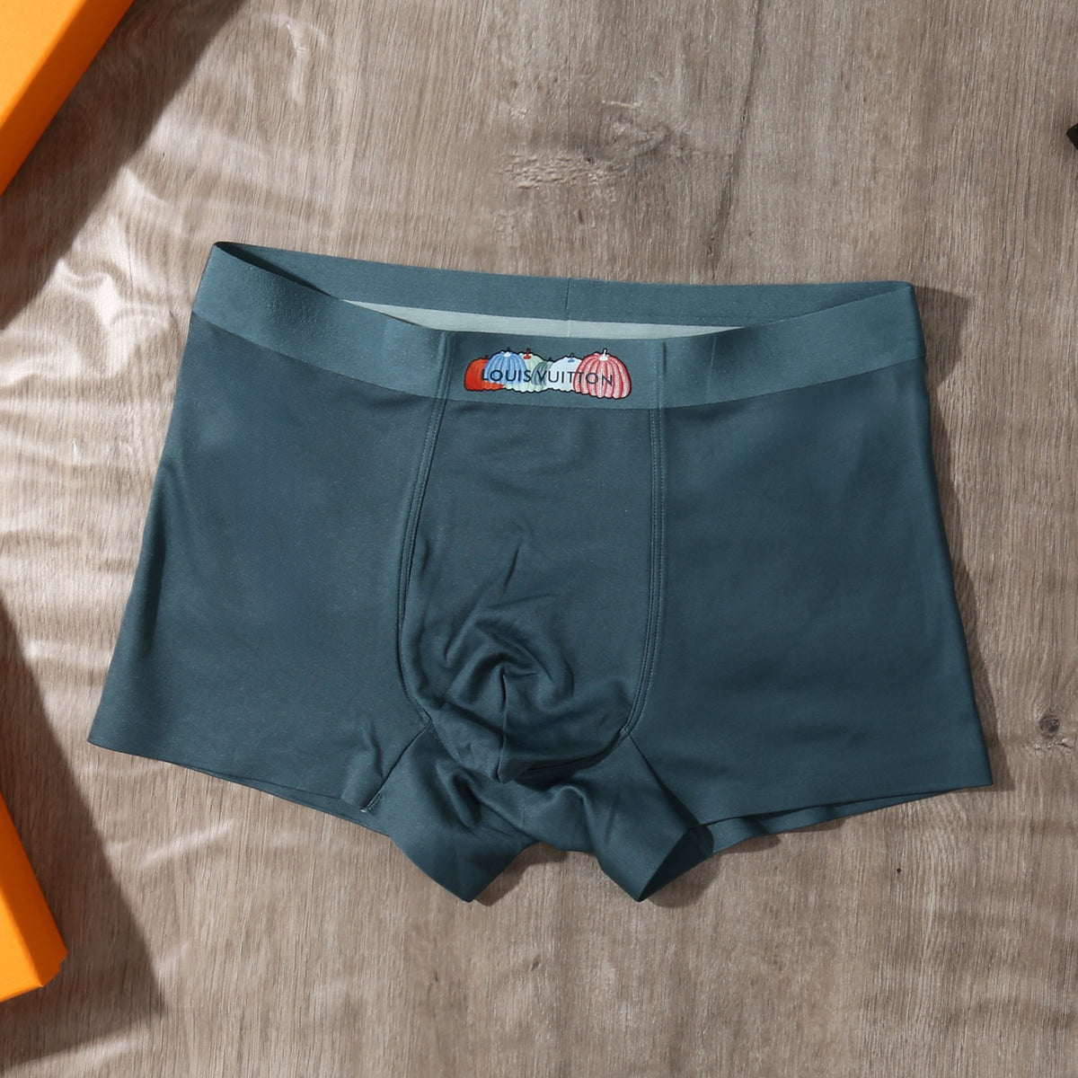Louis Vuitton Charcoal Green Small Cartoon Waist Boxer Briefs, image 7