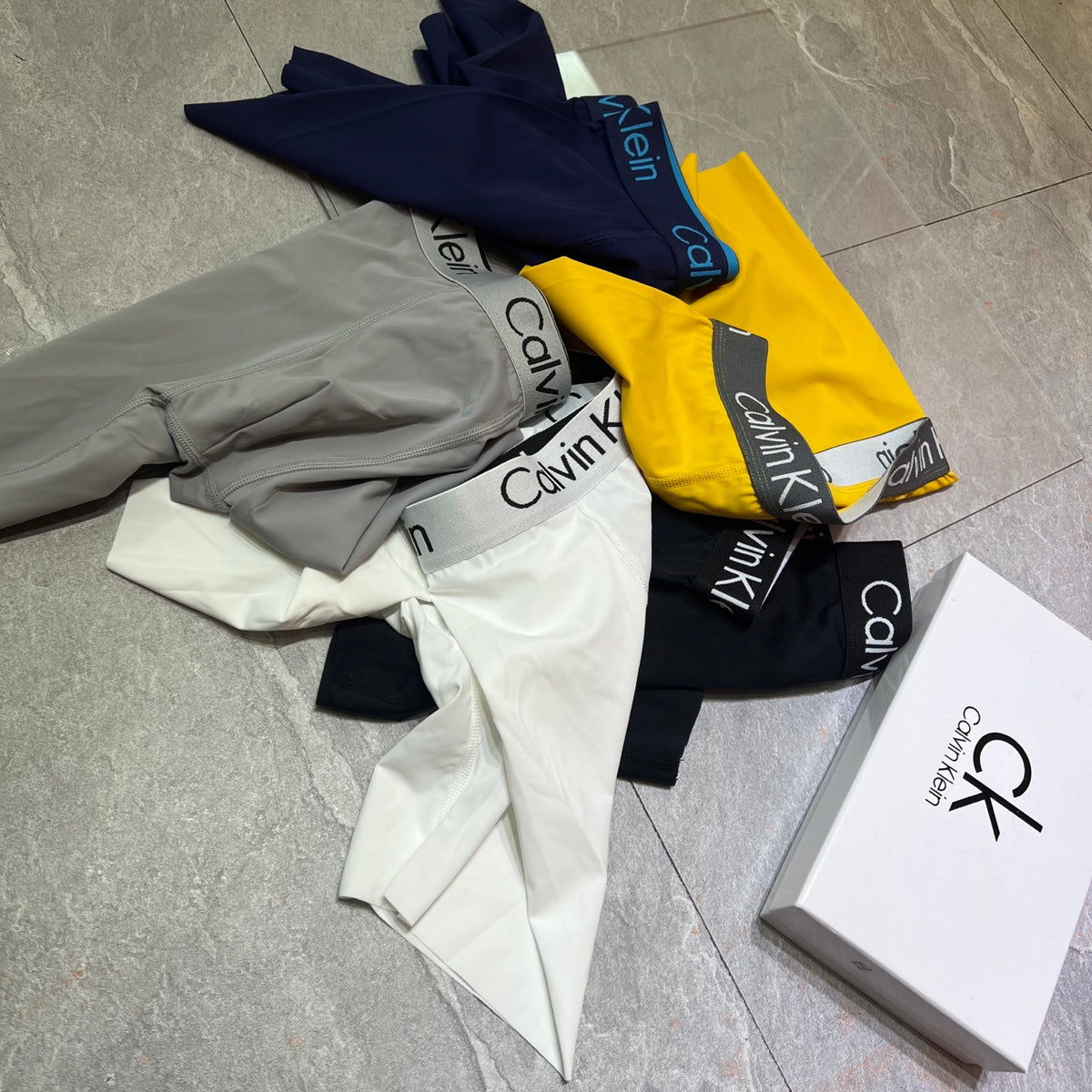 Calvin Klein White Modelled Short Leg Boxer Briefs, image 8