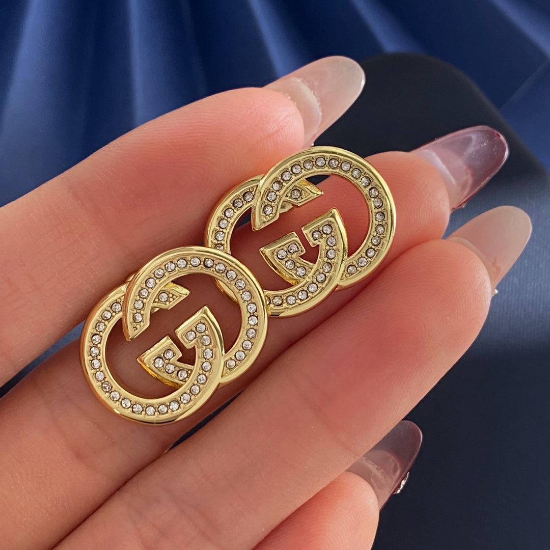 Gucci Double G Pearl Crystal Gold-Tone Jewelry Set - image 6