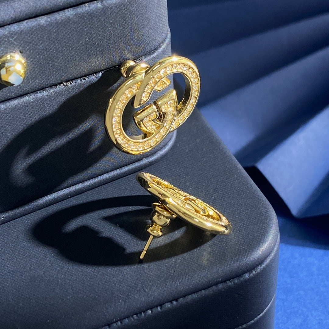 Gucci Double G Pearl Crystal Gold-Tone Jewelry Set - image 4