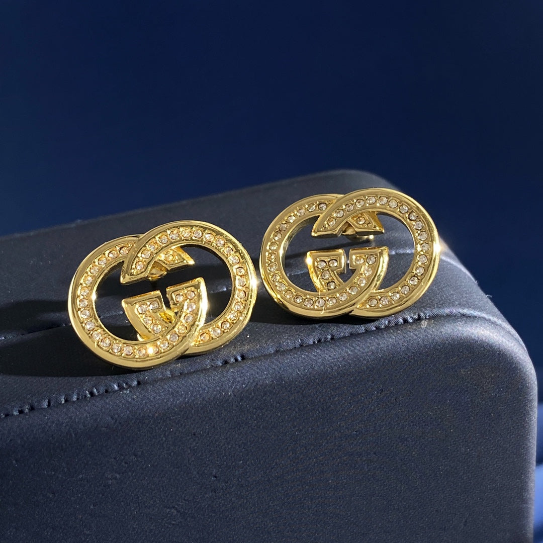 Gucci Double G Pearl Crystal Gold-Tone Jewelry Set - image 7