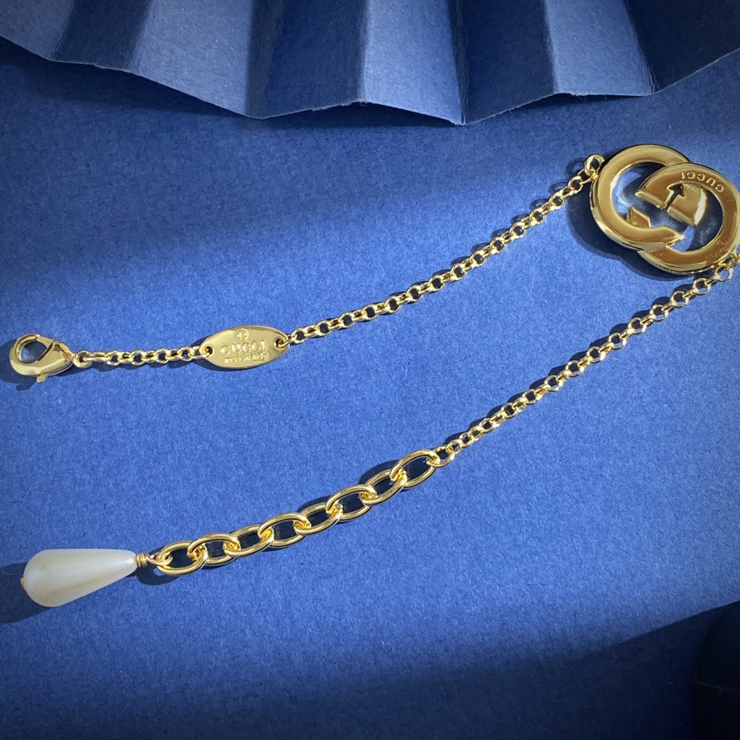 Gucci Double G Pearl Crystal Gold-Tone Jewelry Set – Style 03 - image 3