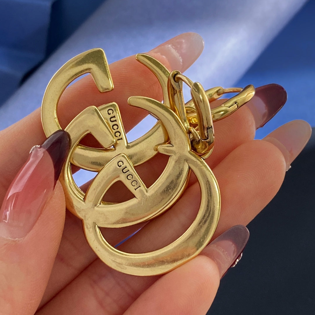 Gucci Double G Vintage-Inspired Earrings - image 2