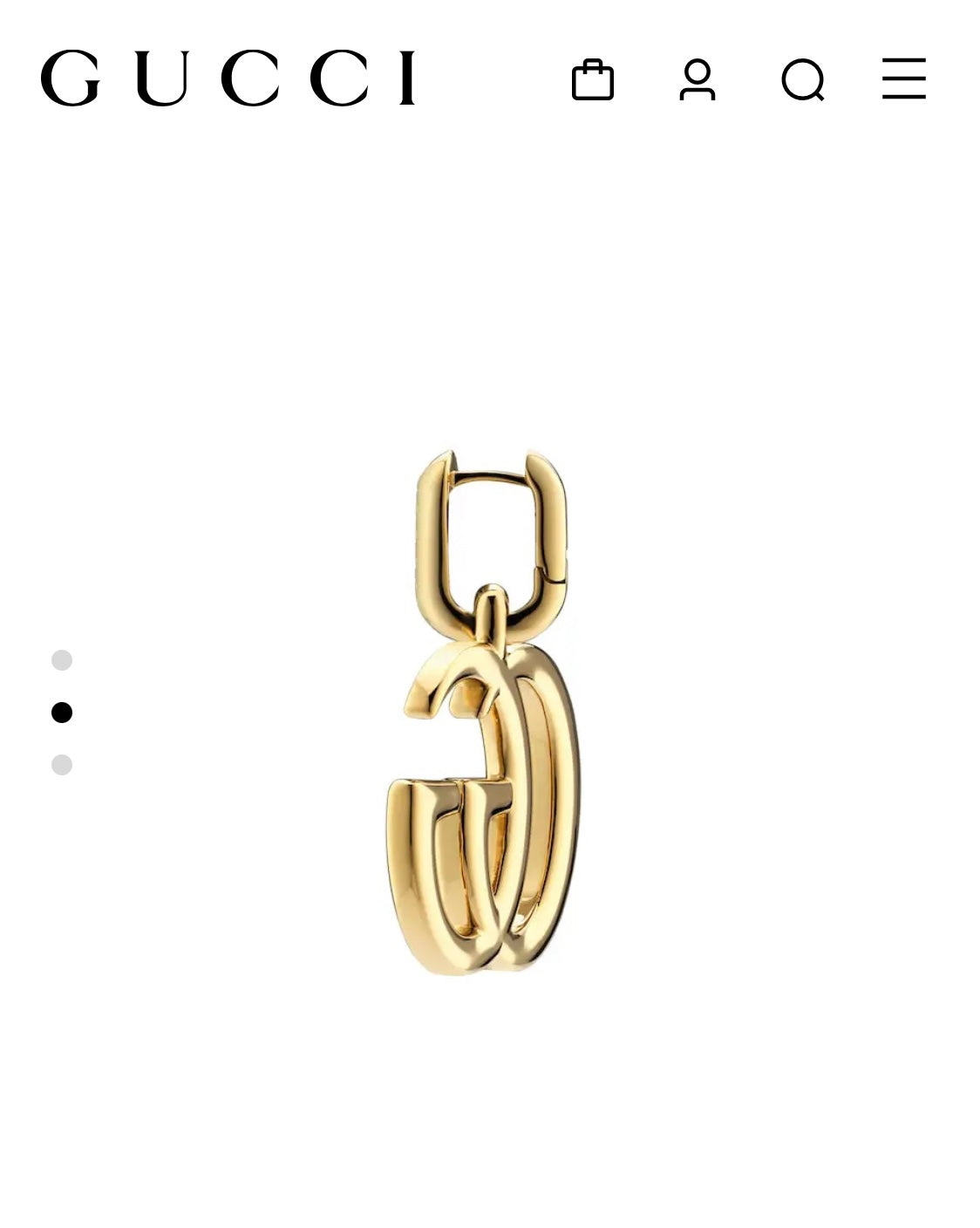 Gucci Double G Vintage-Inspired Earrings - image 5