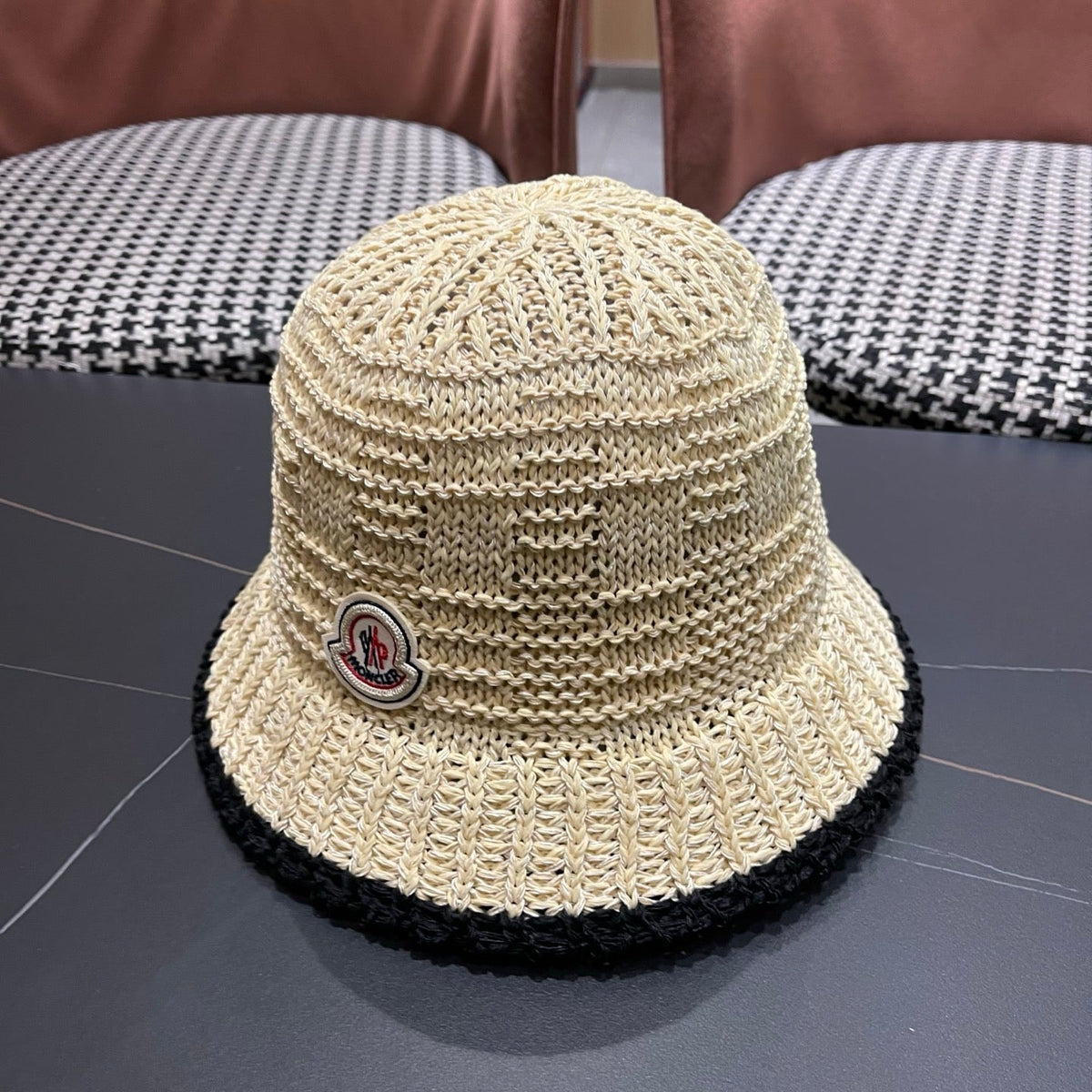 Moncler Open Knit Bucket Hat - image 2