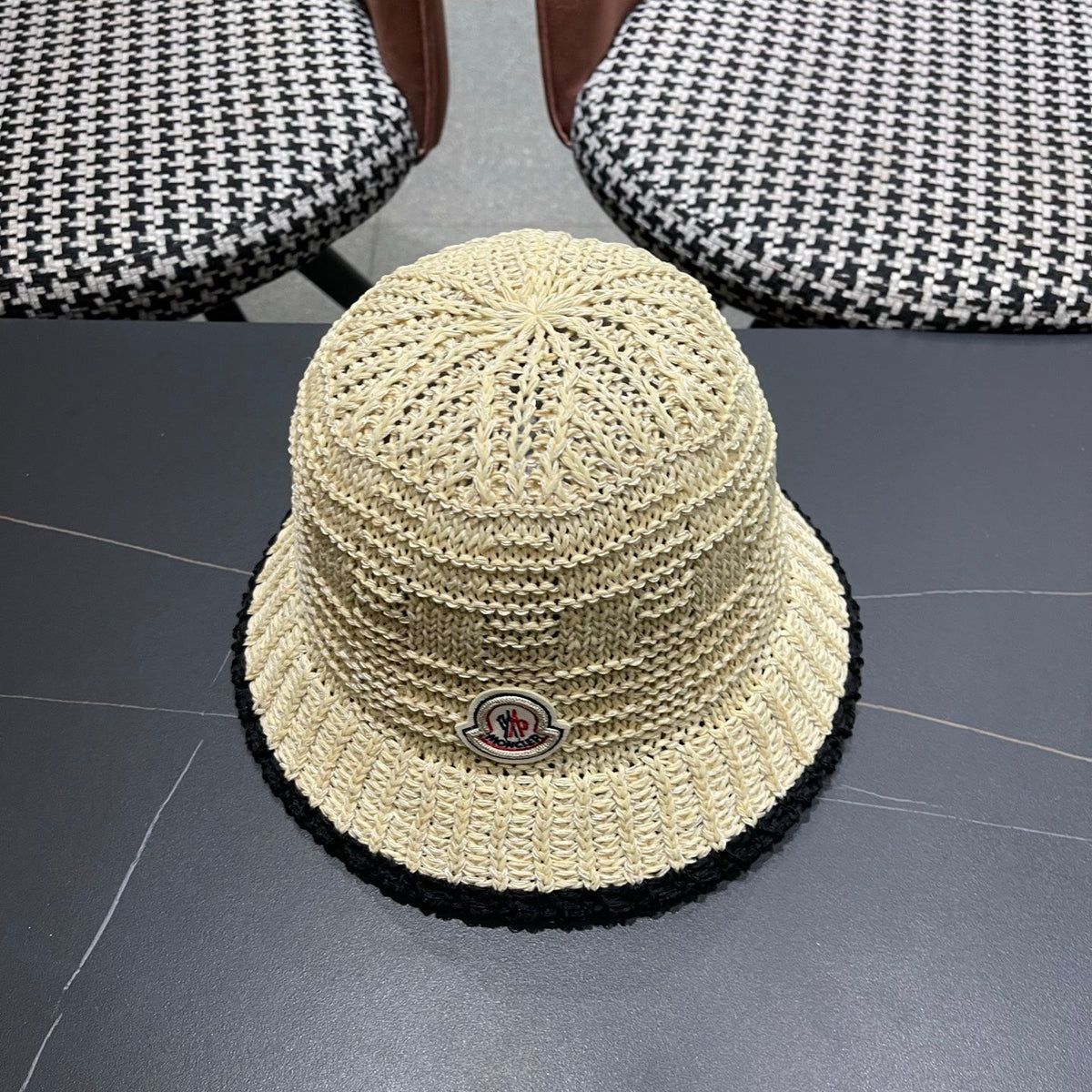 Moncler Open Knit Bucket Hat - image 5