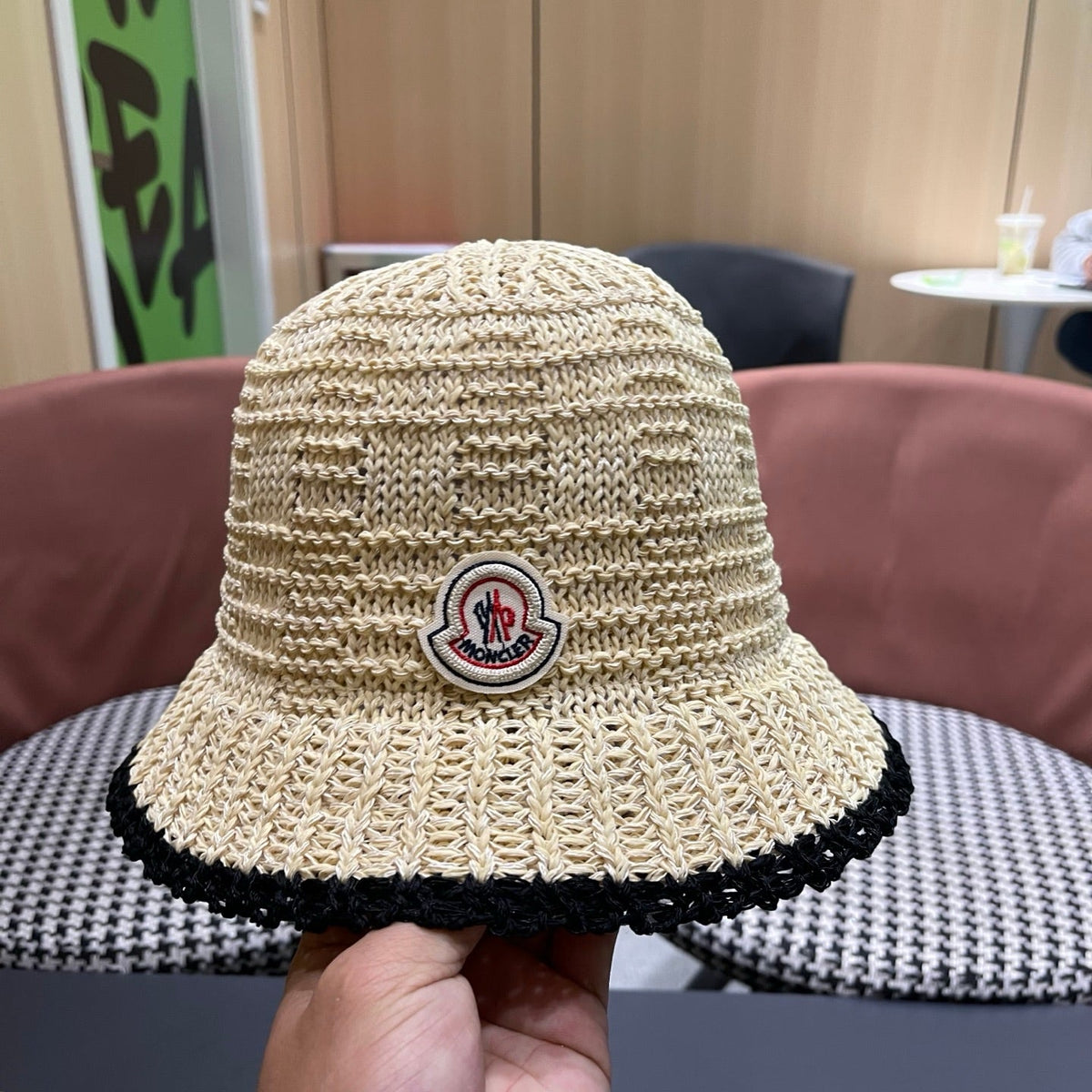 Moncler Open Knit Bucket Hat - image 8