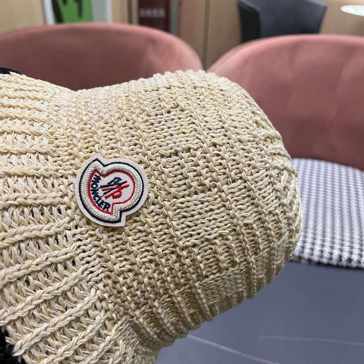 Moncler Open Knit Bucket Hat - image 9