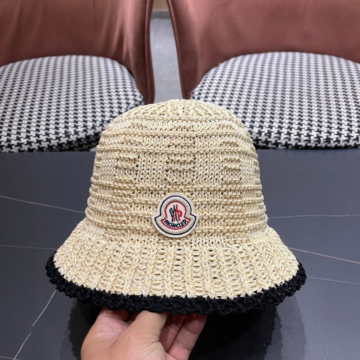 Moncler Open Knit Bucket Hat - image 7