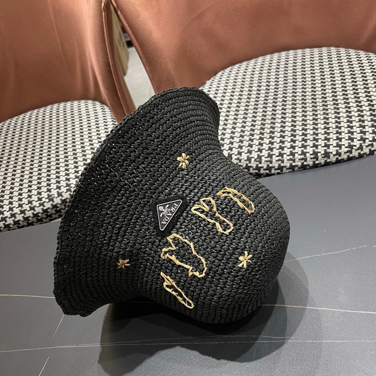 Prada Woven Bucket Hat - image 10