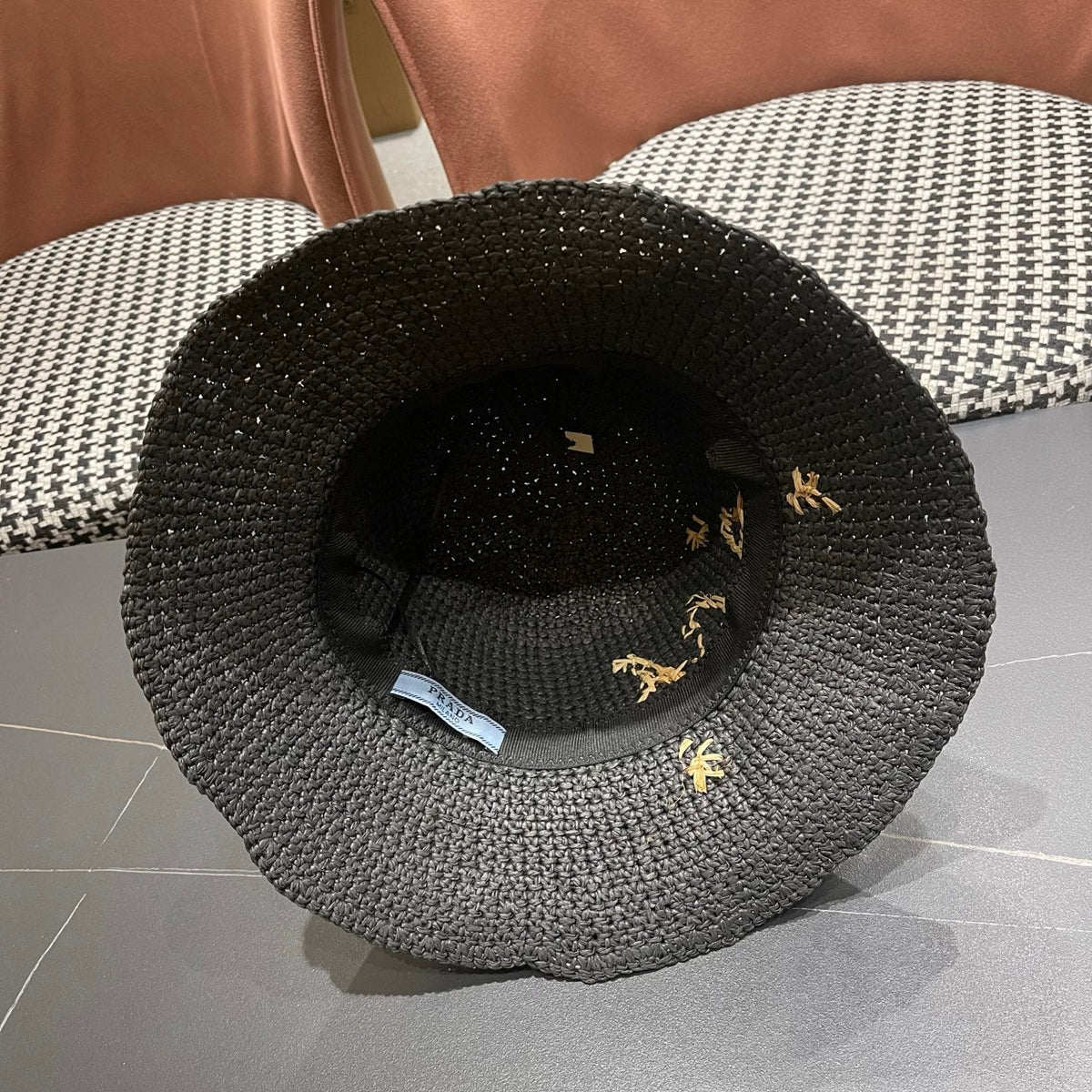 Prada Woven Bucket Hat - image 11