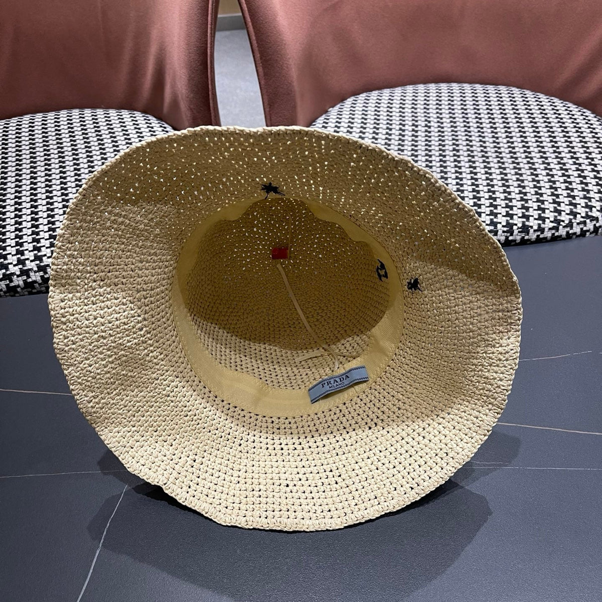 Prada Woven Bucket Hat - image 10