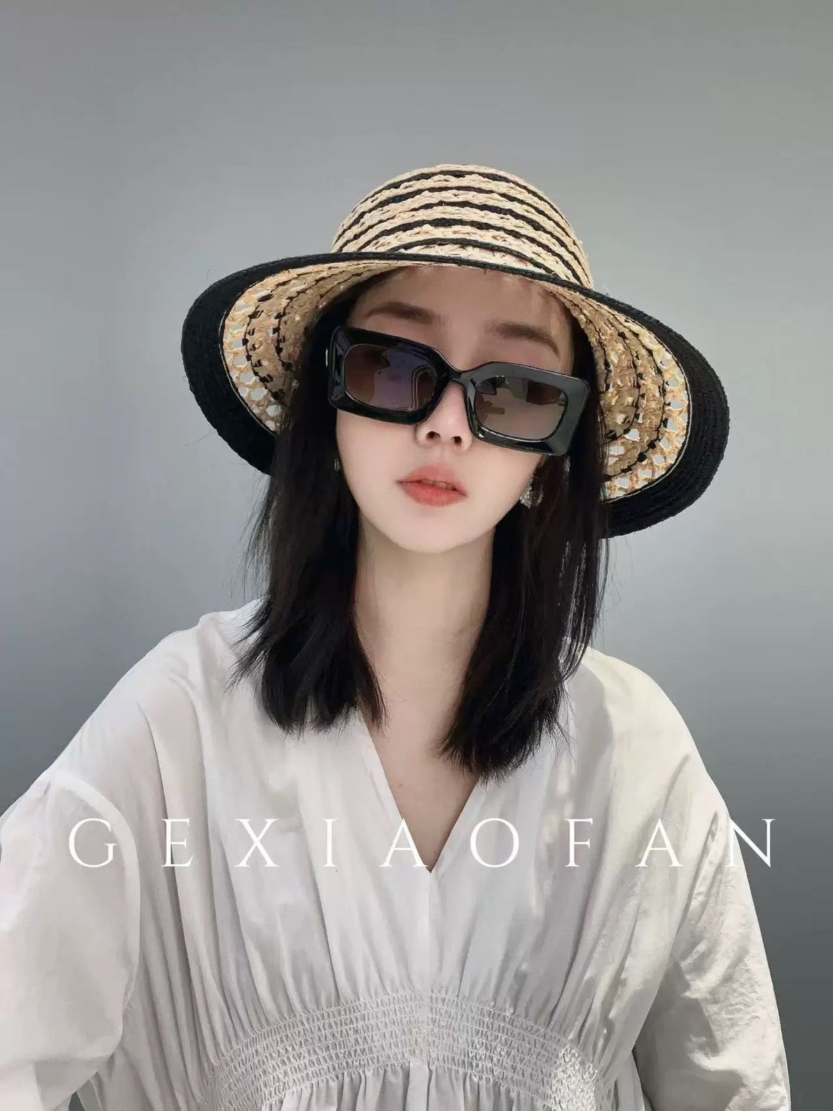 Gucci Woven Open Knit Bucket Hat - image 2