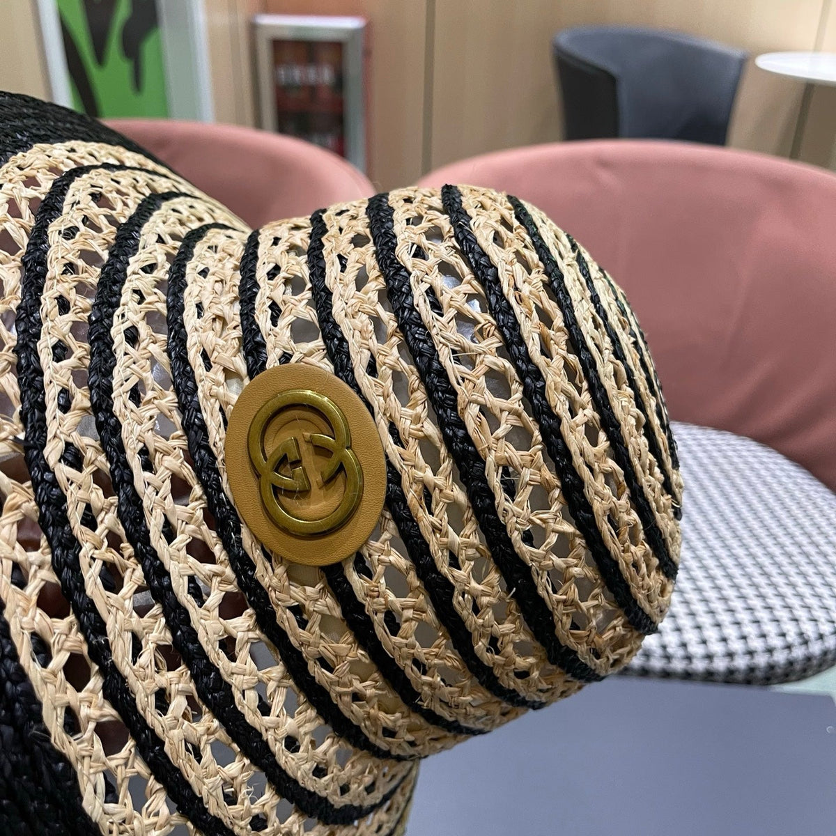 Gucci Woven Open Knit Bucket Hat - image 11