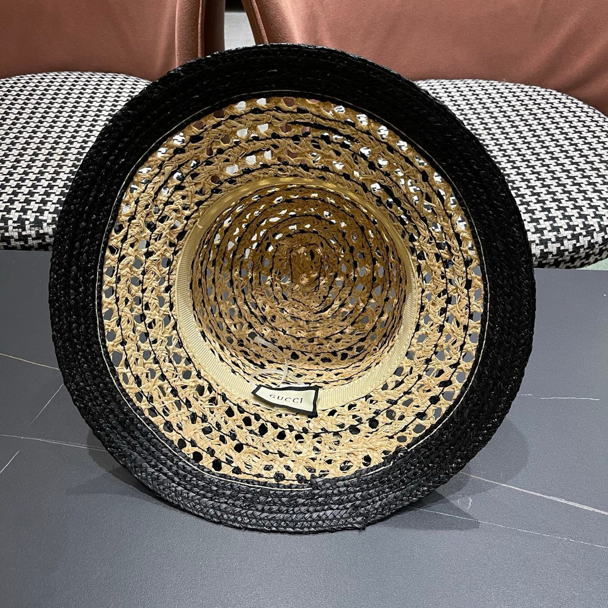 Gucci Woven Open Knit Bucket Hat - image 13