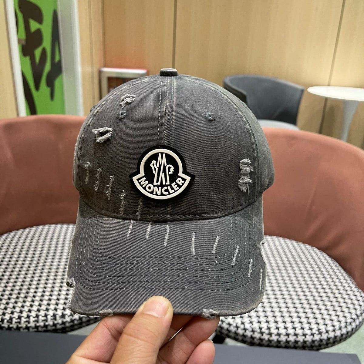 Moncler Canvas Baseball Cap - image 7