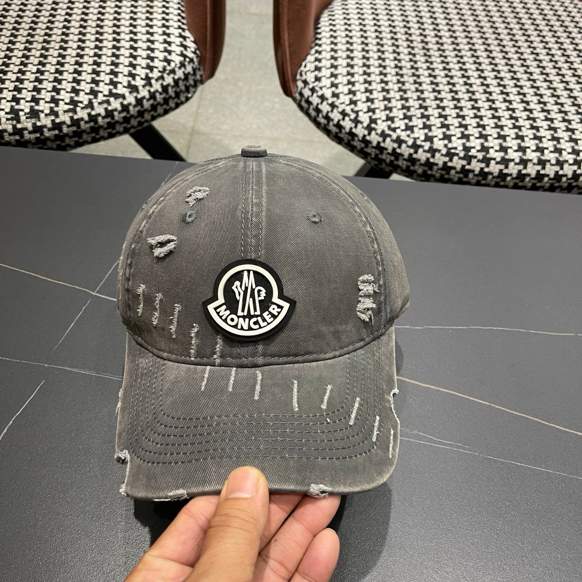 Moncler Canvas Baseball Cap - image 6