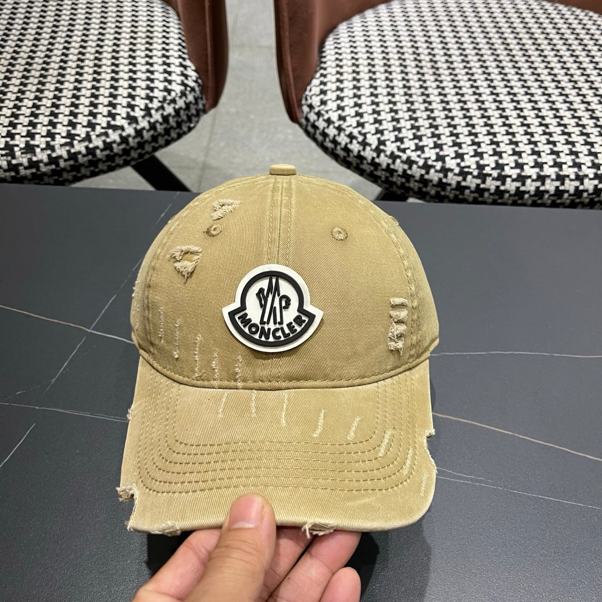 Moncler Canvas Baseball Cap - image 6