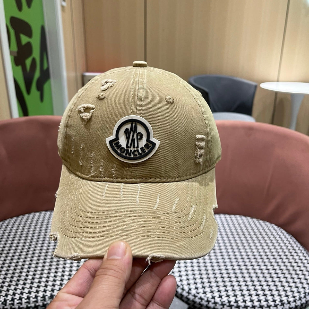 Moncler Canvas Baseball Cap - image 7