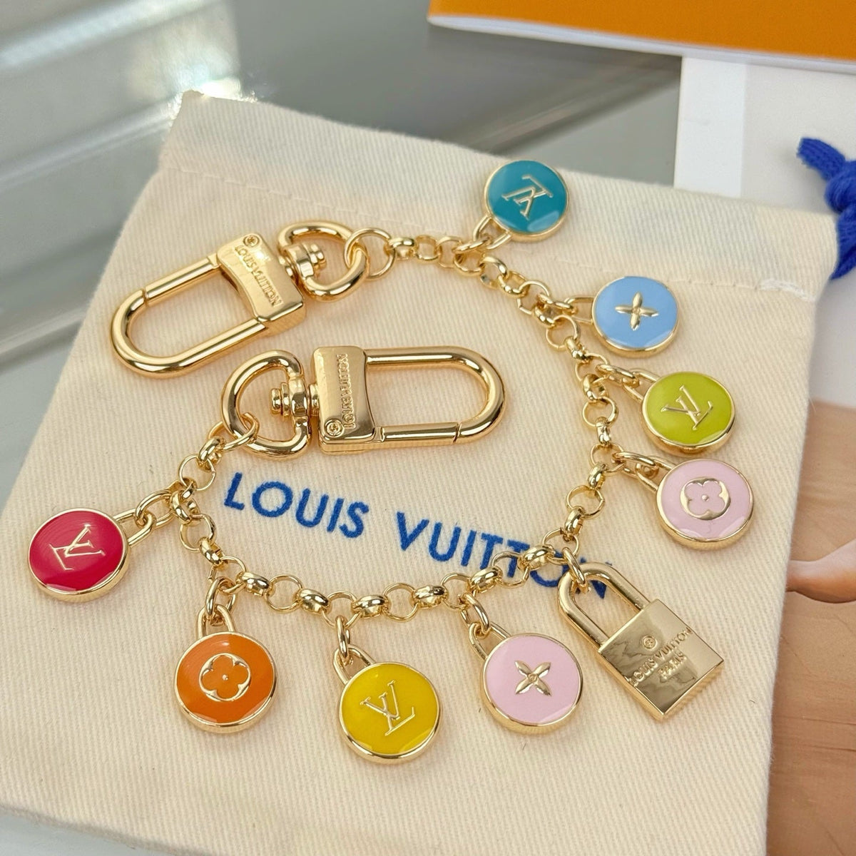 Louis Vuitton Monogram Floral Letter Bag Charm / Keychain – Style 08 - image 5