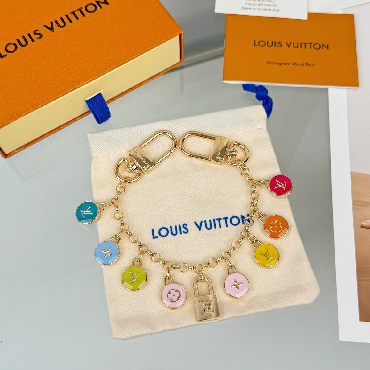 Louis Vuitton Monogram Floral Letter Bag Charm / Keychain – Style 08 - image 3