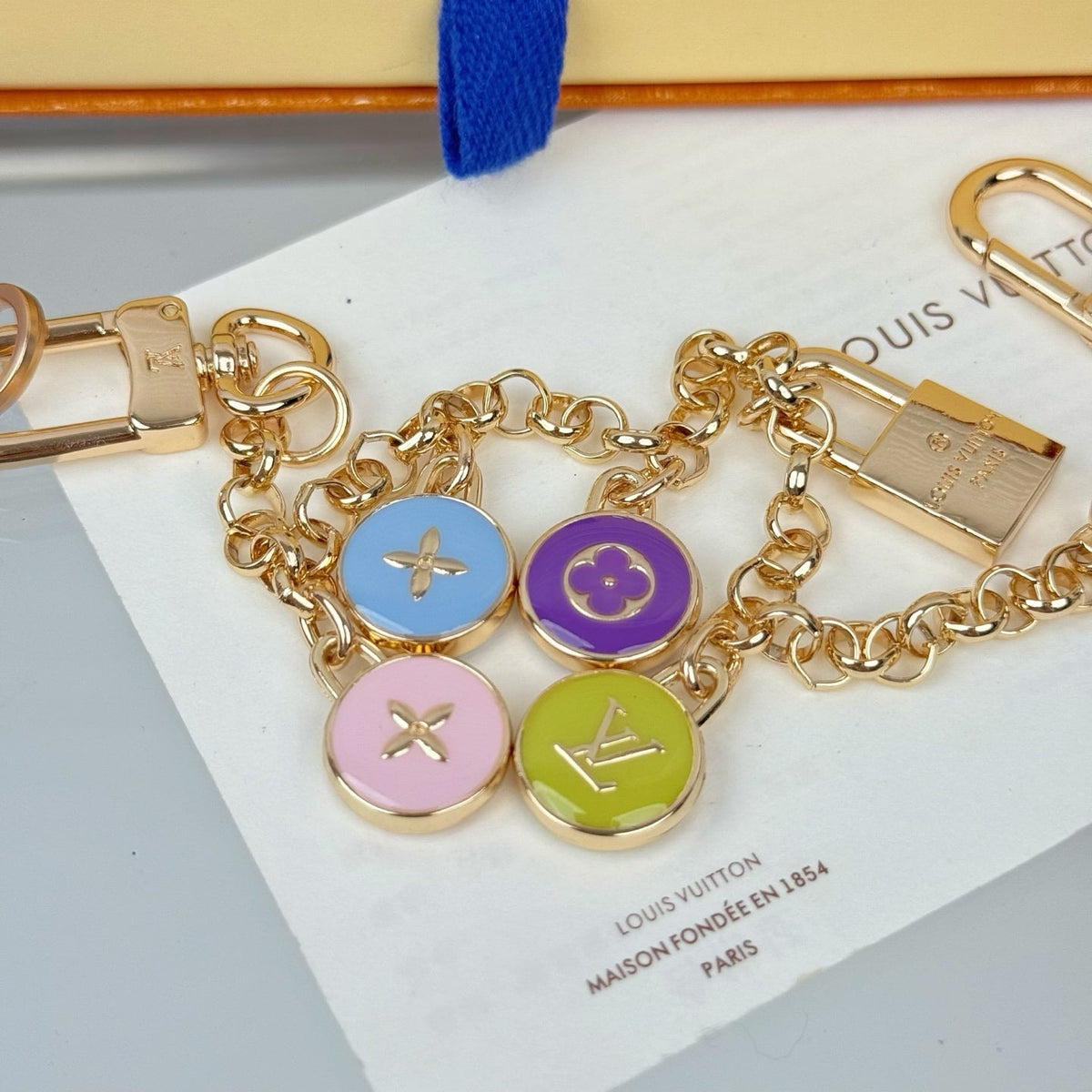 Louis Vuitton Monogram Floral Letter Bag Charm / Keychain – Style 08 - image 7