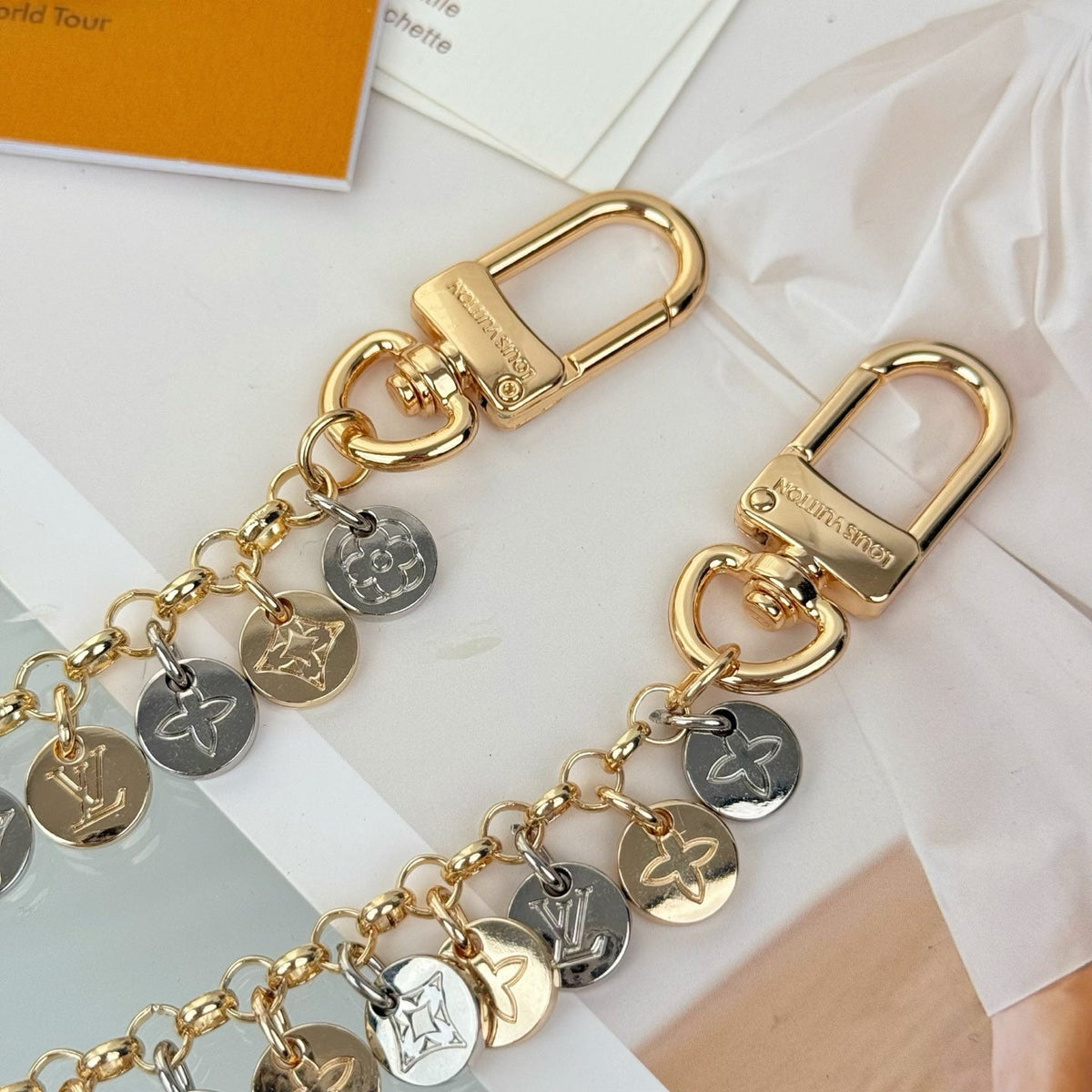 Louis Vuitton Monogram Floral Letter Bag Charm / Keychain - image 4