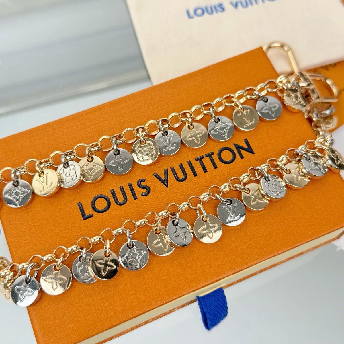 Louis Vuitton Monogram Floral Letter Bag Charm / Keychain - image 5