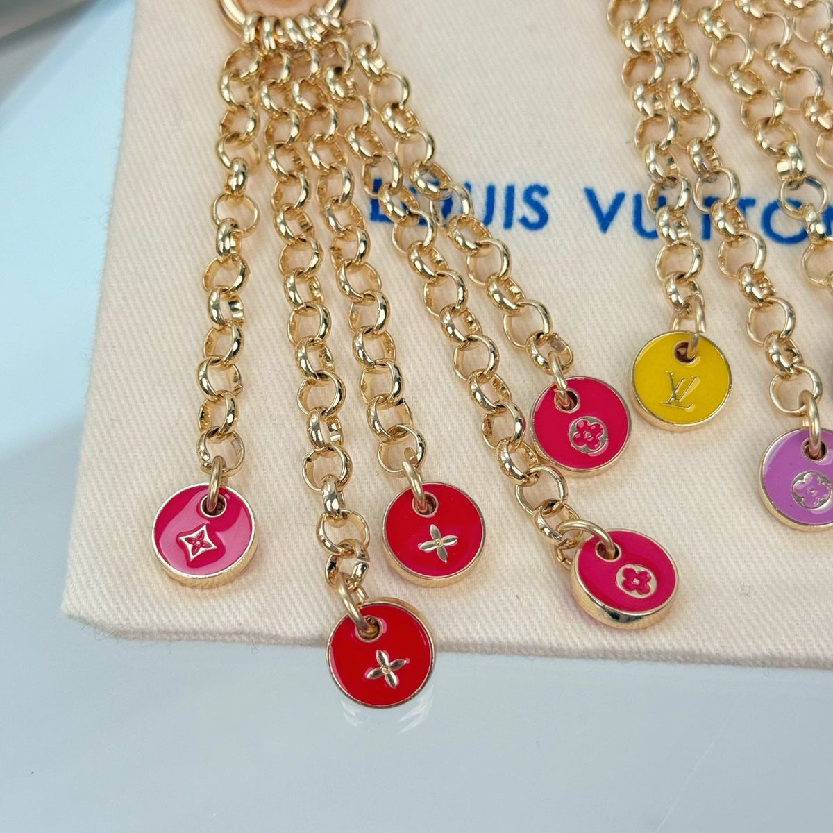 Louis Vuitton Monogram Floral Letter Bag Charm / Keychain – Style 06 - image 4
