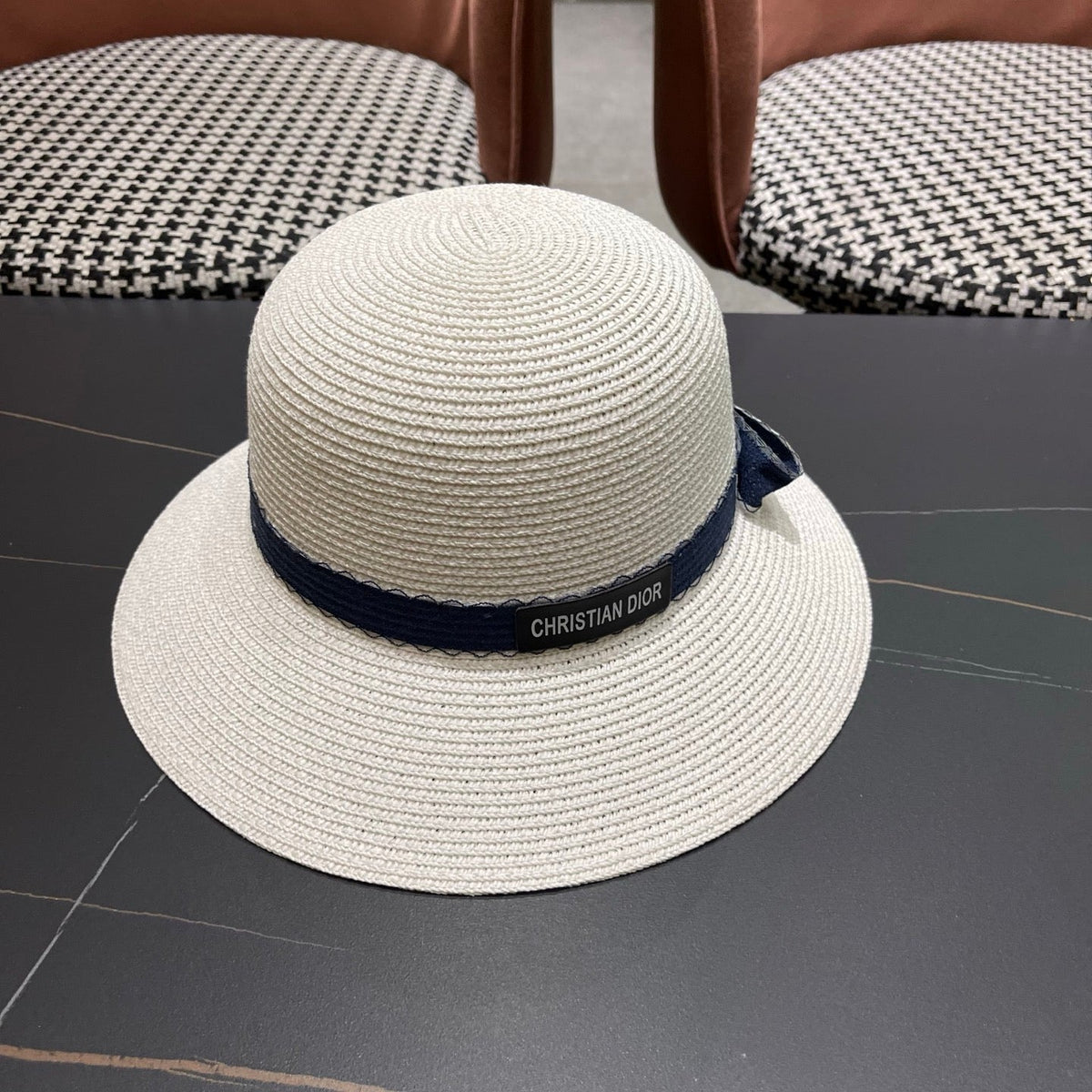 Dior Woven Bucket Hat - image 3